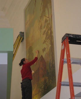 Mural Cleaning: TD Bank Building  